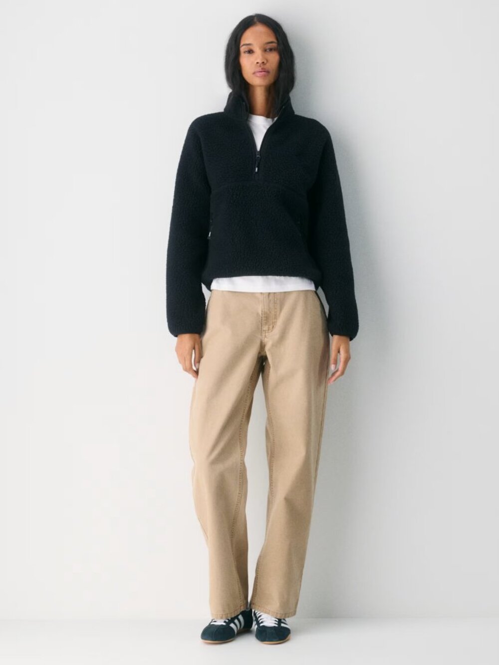 Aritzia TNA Polartec 1/2 Zip Hi-hip Sweater
